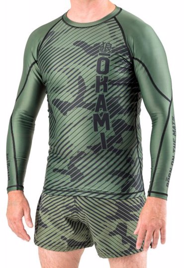 Okami Camo Rashguard - green camo